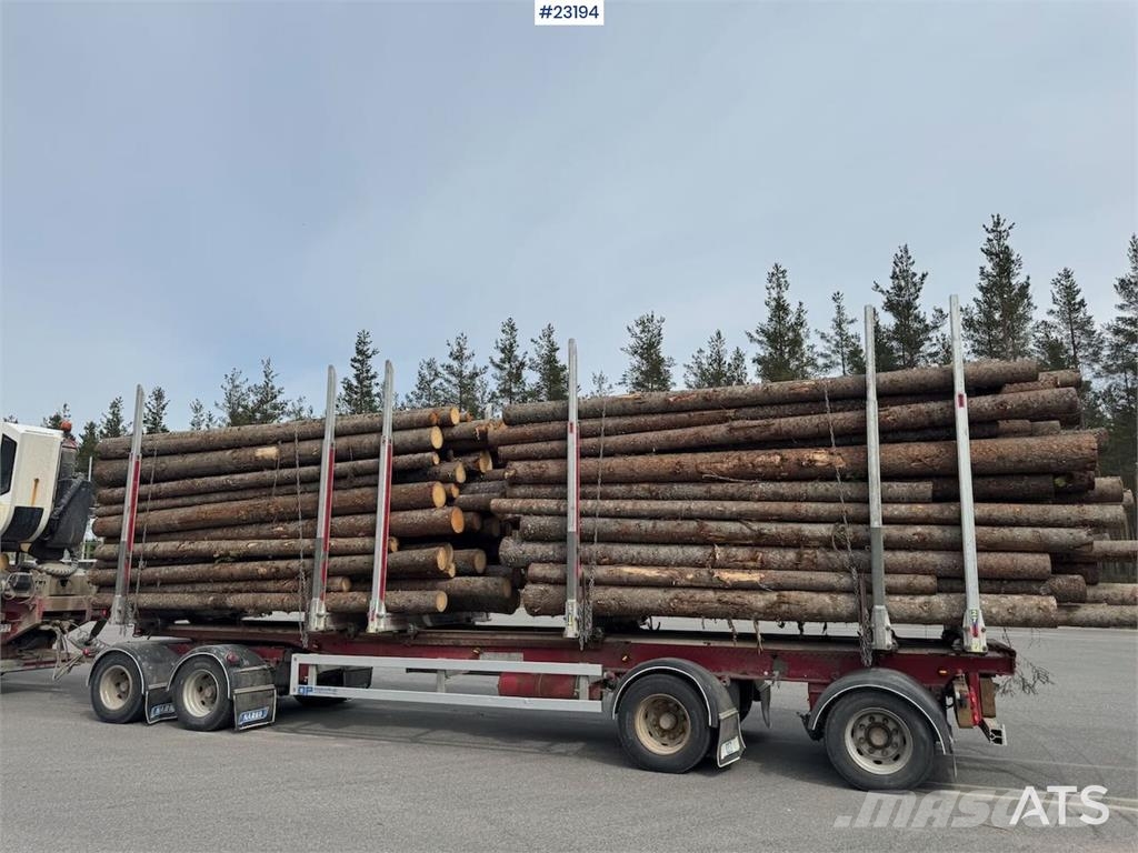 Närko 4-axle Timber Trailer Anhænger til tømmer