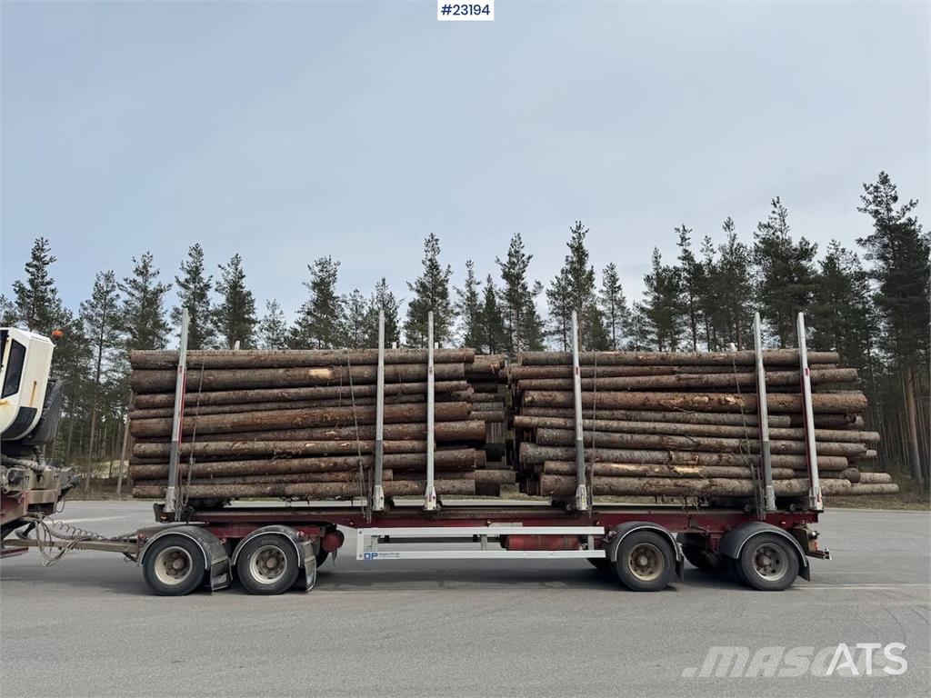 Närko 4-axle Timber Trailer Anhænger til tømmer