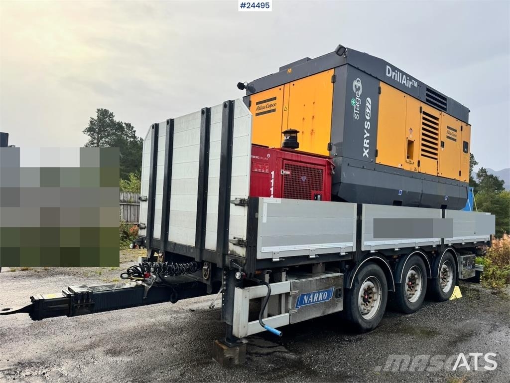 Närko Flatbed Trailer – Only 26,000 km! Platformos / Pakrovimas iš šono