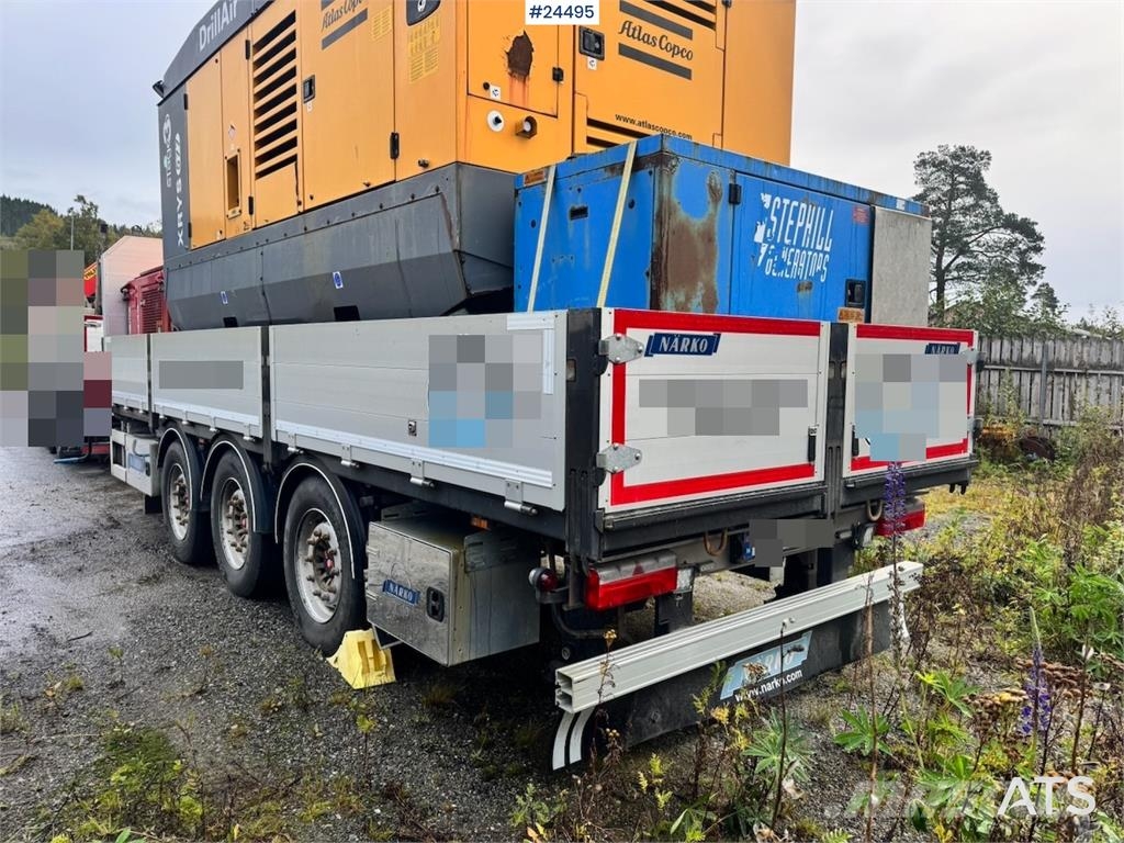 Närko Flatbed Trailer – Only 26,000 km! Platformos / Pakrovimas iš šono