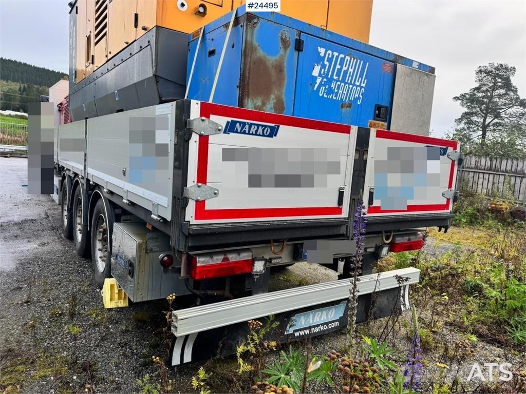 Närko Flatbed Trailer – Only 26,000 km! Platformos / Pakrovimas iš šono