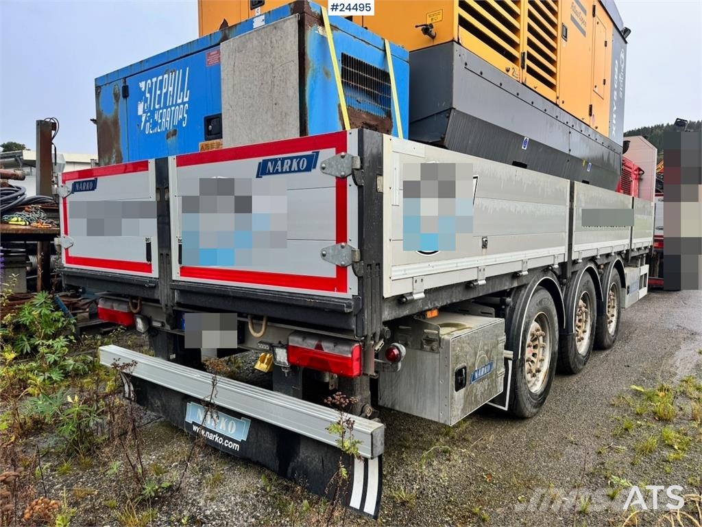 Närko Flatbed Trailer – Only 26,000 km! Platformos / Pakrovimas iš šono