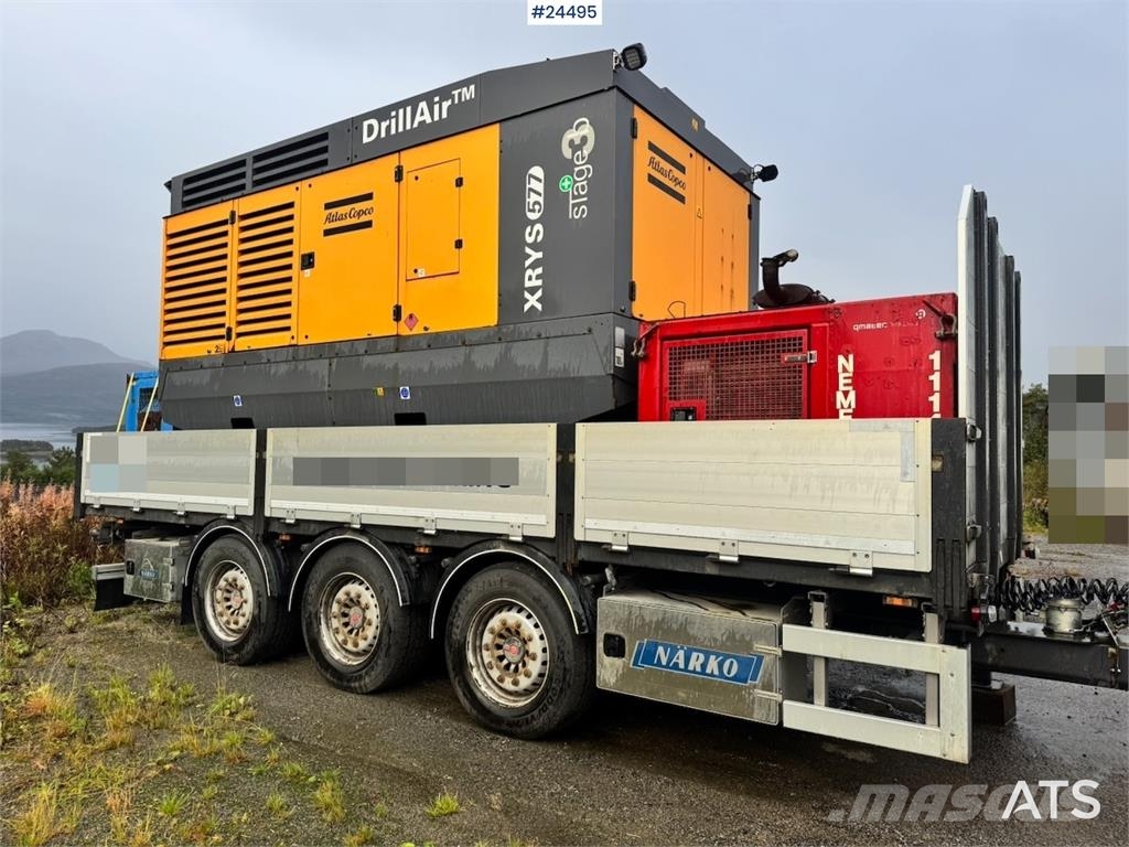 Närko Flatbed Trailer – Only 26,000 km! Platformos / Pakrovimas iš šono
