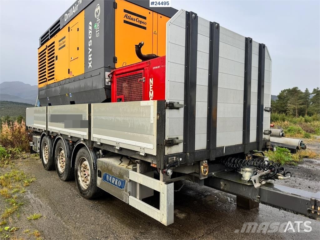 Närko Flatbed Trailer – Only 26,000 km! Platformos / Pakrovimas iš šono