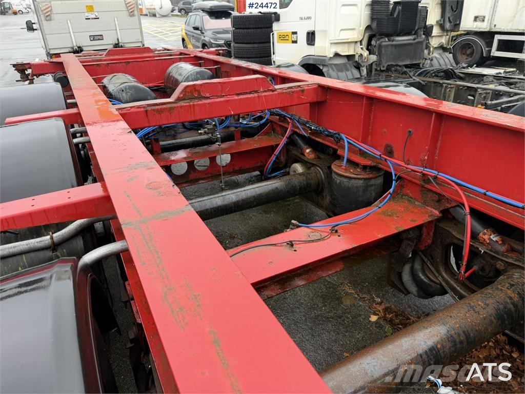 Närko NCP Container trailer – repair project Täyskonttiperävaunut