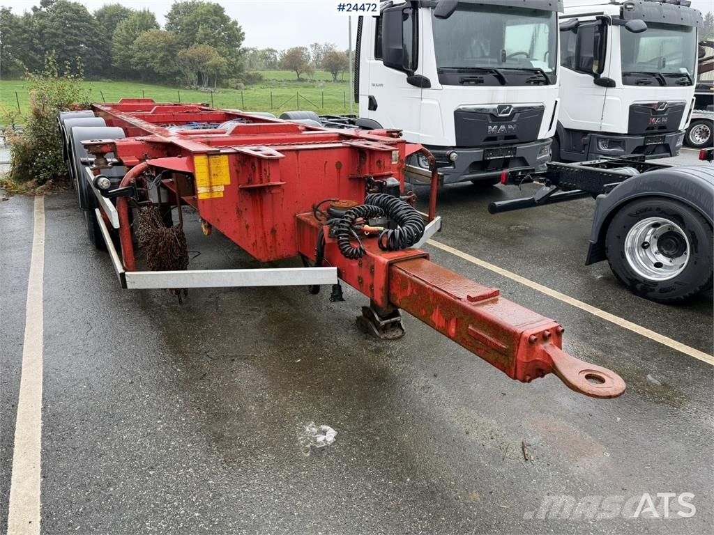 Närko NCP Container trailer – repair project Täyskonttiperävaunut