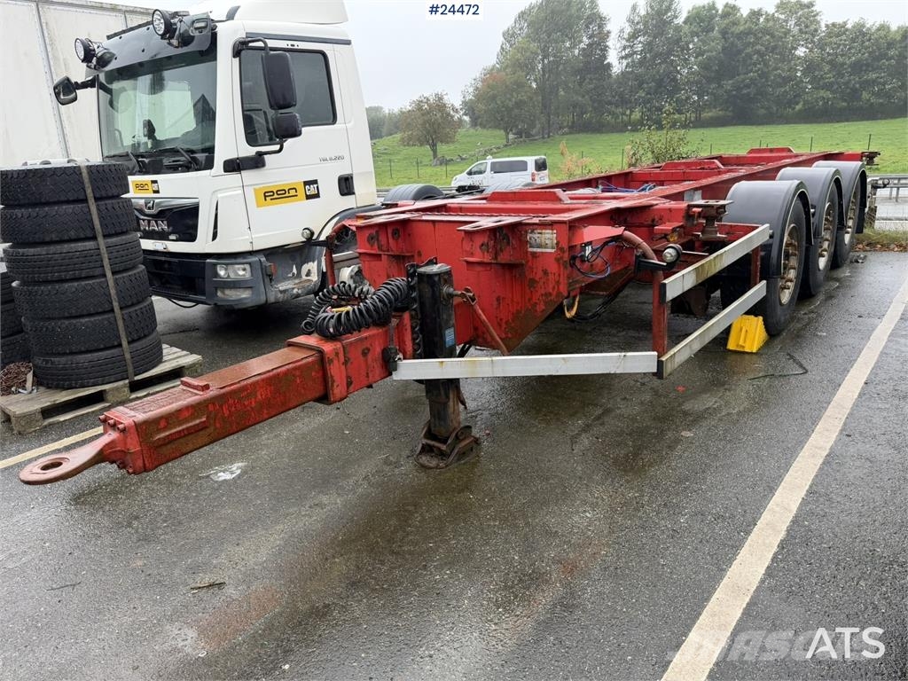 Närko NCP Container trailer – repair project Täyskonttiperävaunut