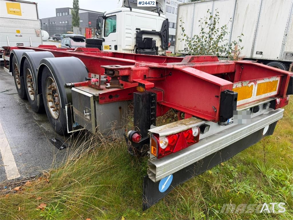 Närko NCP Container trailer – repair project Täyskonttiperävaunut