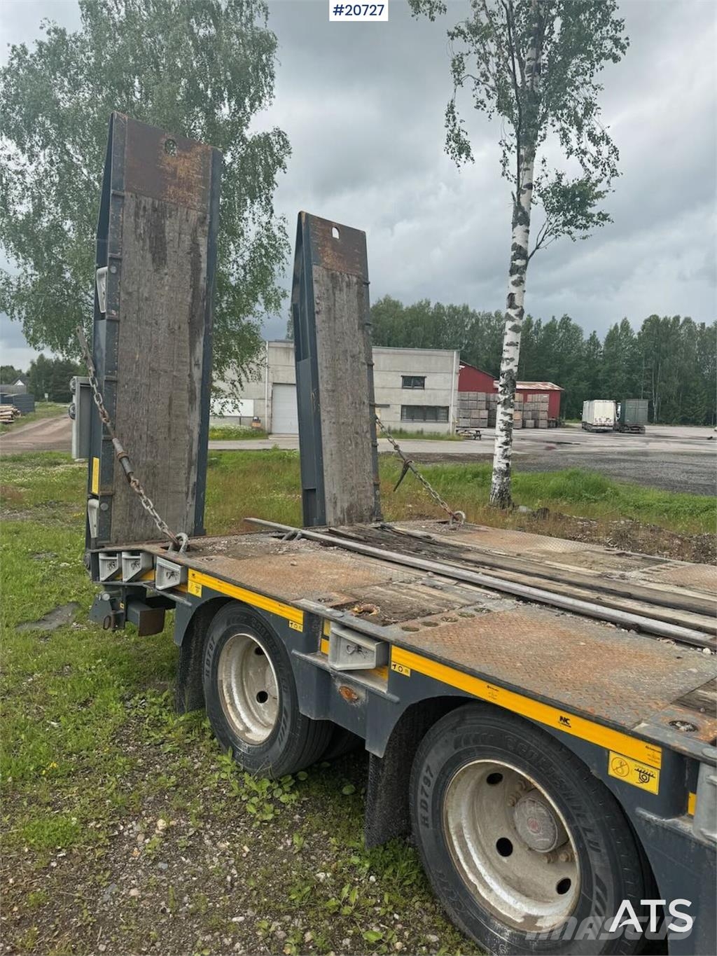 NC engineering Machine trailer w/ hydraulic driving b Otros remolques