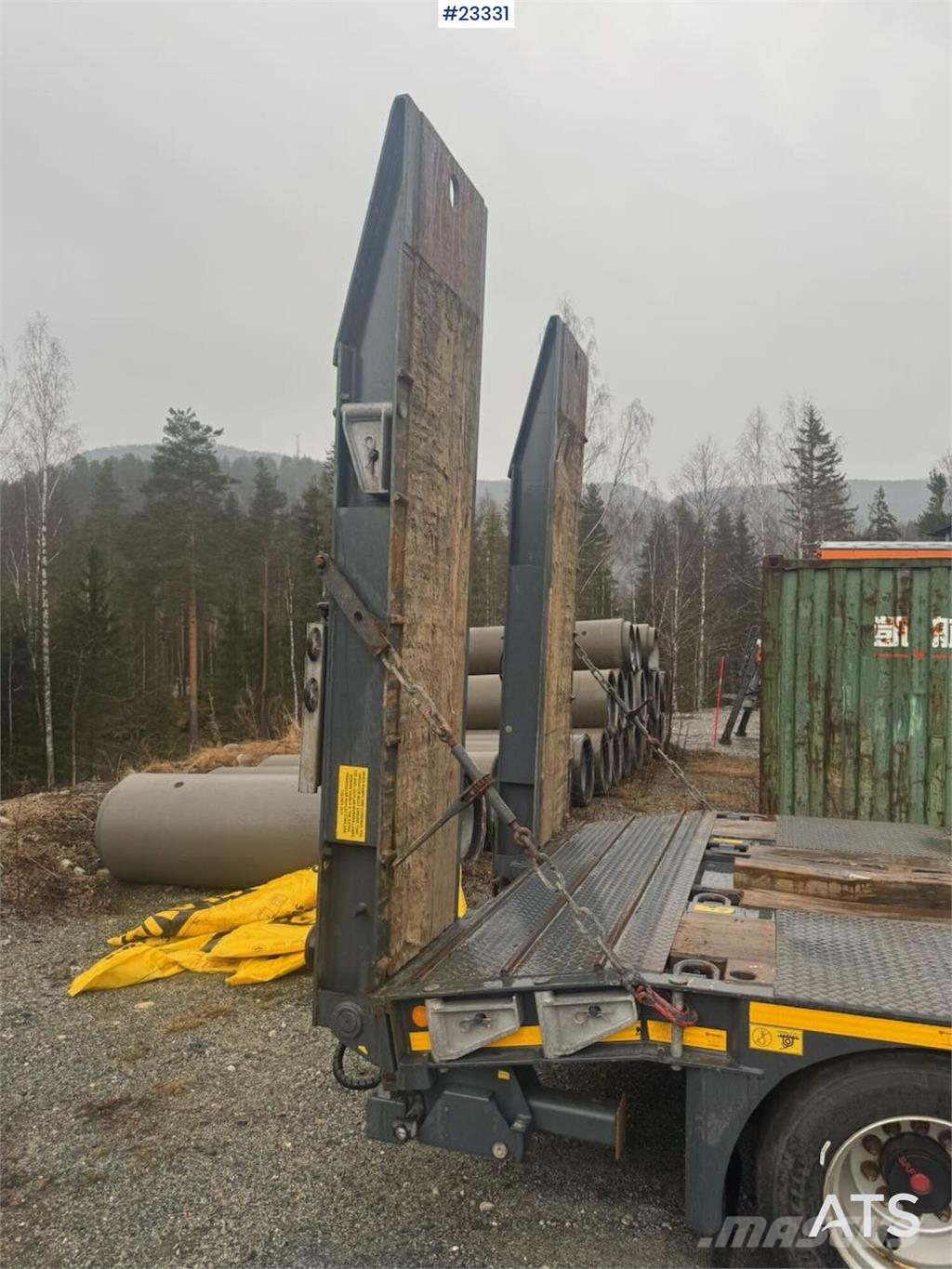 NC Engineering O4DB4 Machinery Trailer Plataformas bajas