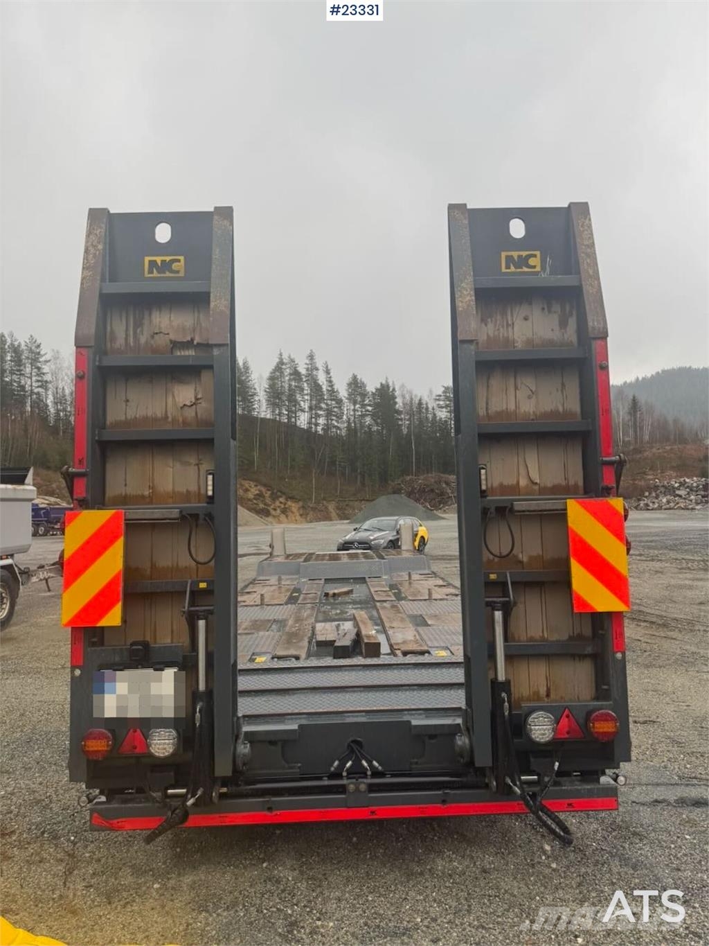NC Engineering O4DB4 Machinery Trailer Plataformas bajas