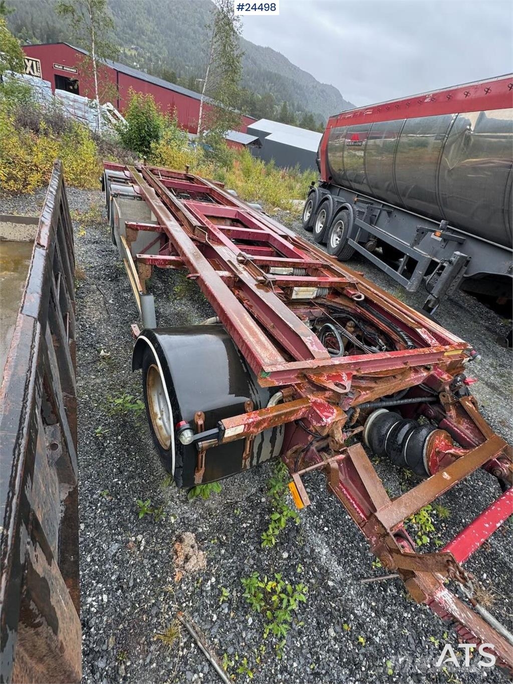  Nor-Slep SL-28KT Hooklift Trailer with Tipping Fun Skip loader trailers
