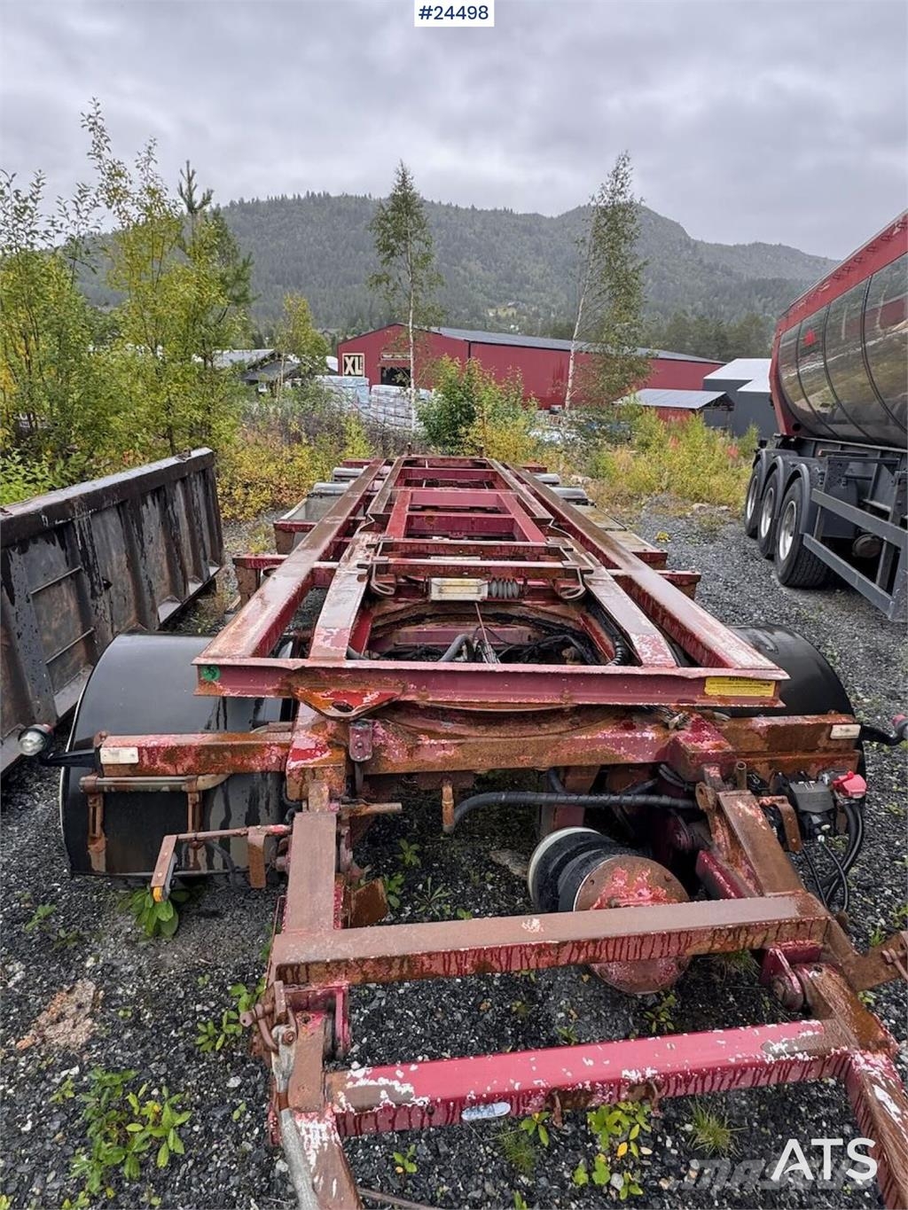  Nor-Slep SL-28KT Hooklift Trailer with Tipping Fun Skip loader trailers