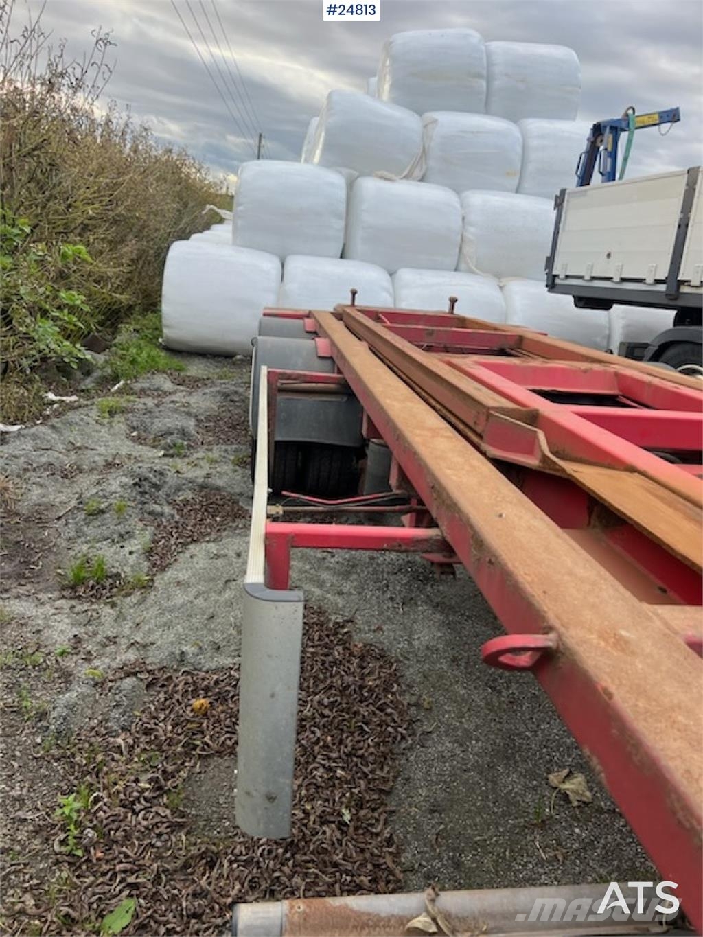 Norslep 3 akslet Hooklift Trailer Skip loader trailers