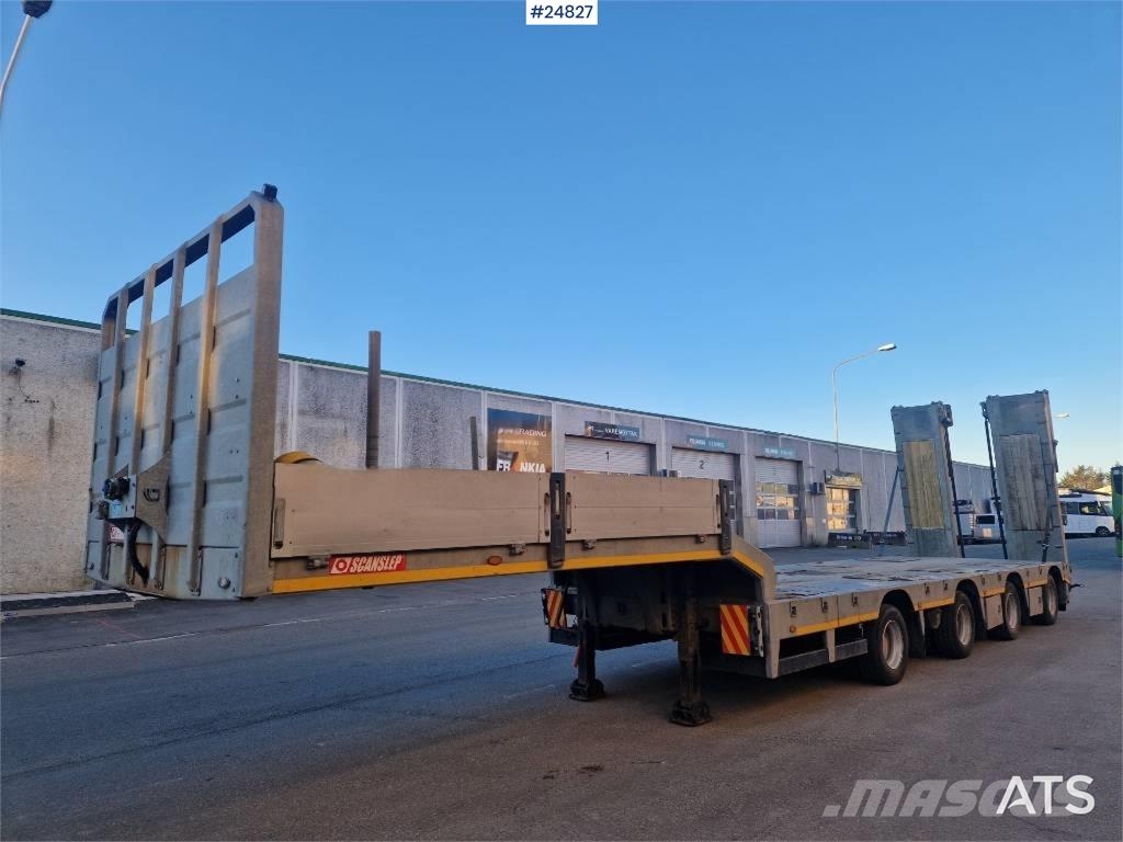  Ozmen Damper 4-Axle Low Loader with Hydraulic Load Caricatore basso
