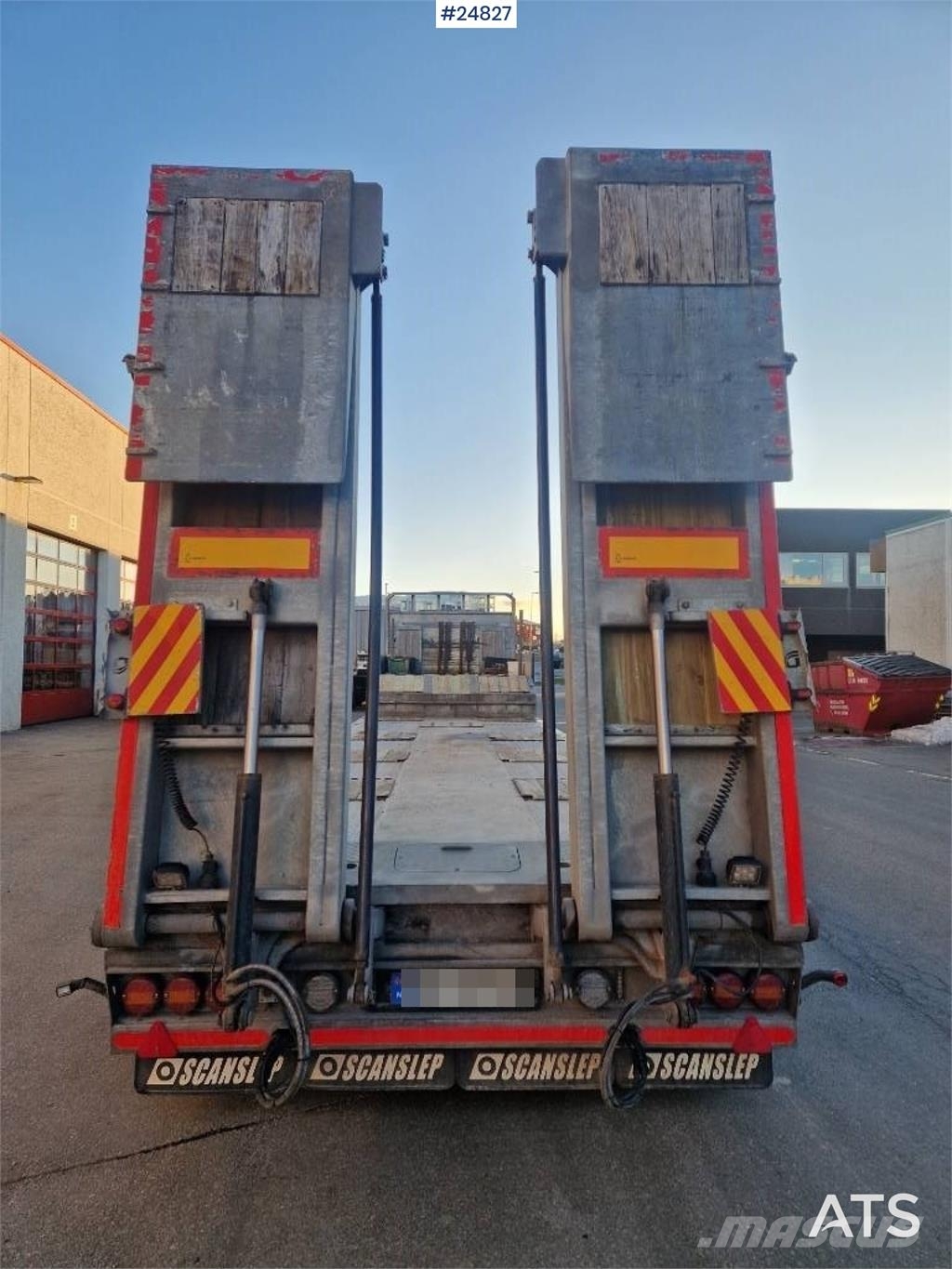 Ozmen Damper 4-Axle Low Loader with Hydraulic Load Caricatore basso