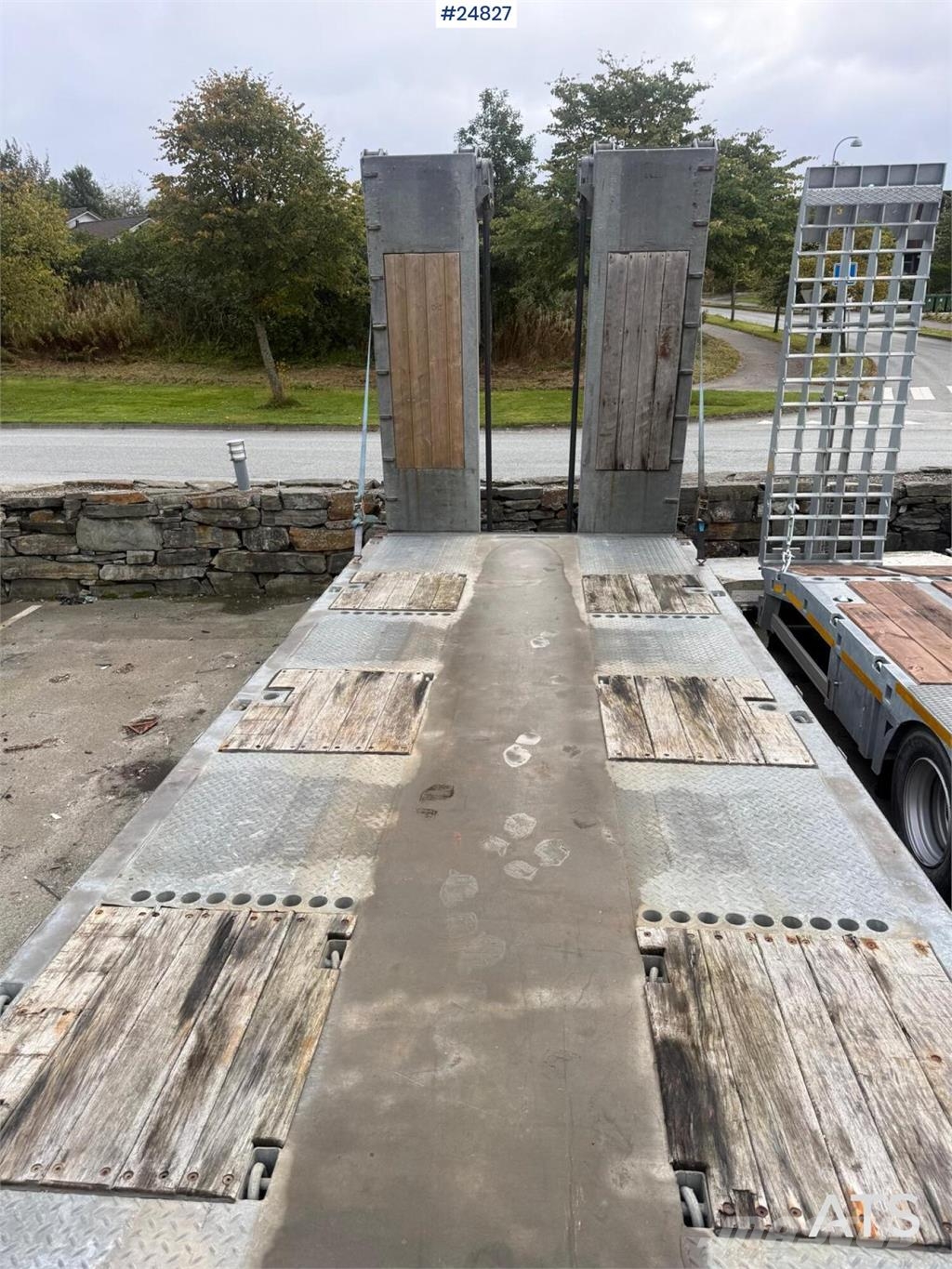  Ozmen Damper 4-Axle Low Loader with Hydraulic Load Caricatore basso