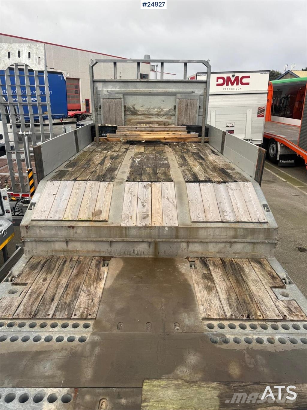  Ozmen Damper 4-Axle Low Loader with Hydraulic Load Caricatore basso