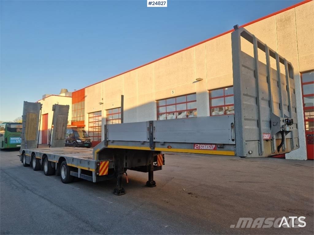  Ozmen Damper 4-Axle Low Loader with Hydraulic Load Caricatore basso