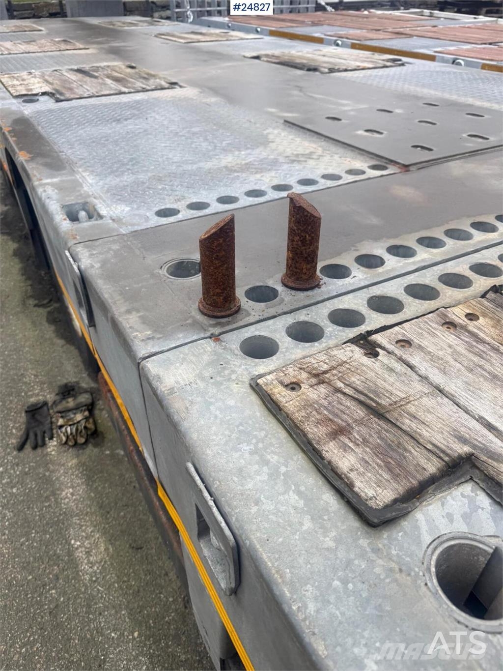  Ozmen Damper 4-Axle Low Loader with Hydraulic Load Caricatore basso