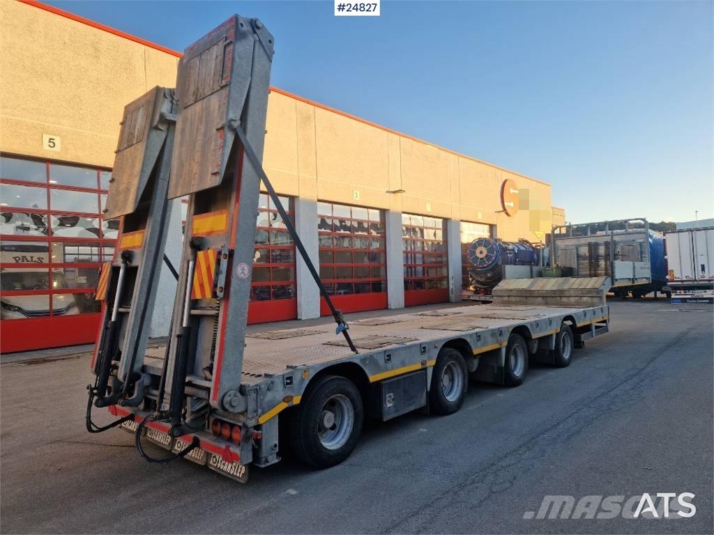  Ozmen Damper 4-Axle Low Loader with Hydraulic Load Caricatore basso