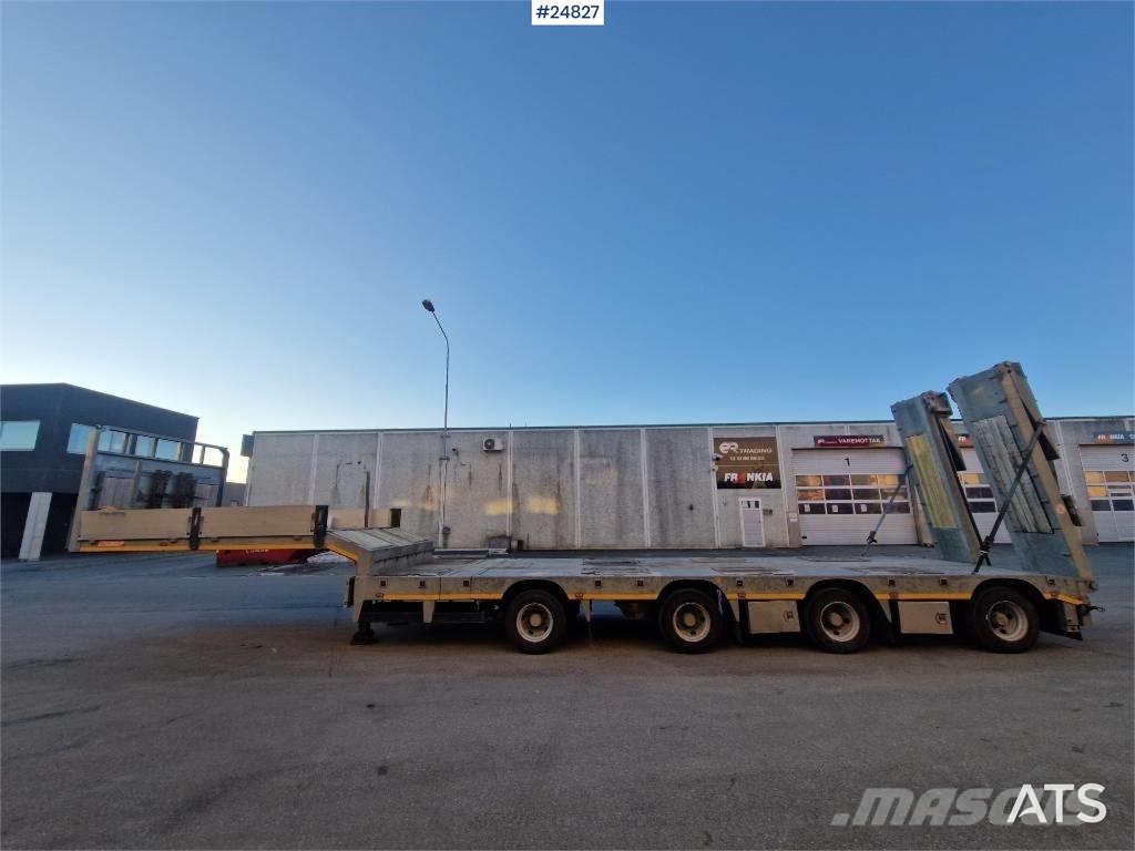  Ozmen Damper 4-Axle Low Loader with Hydraulic Load Caricatore basso