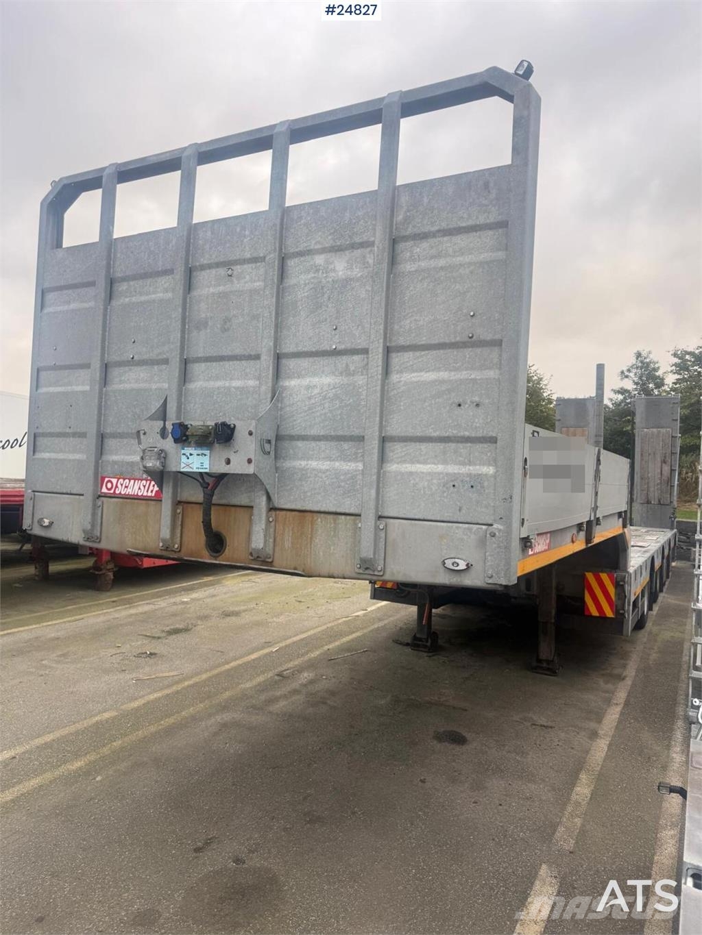  Ozmen Damper 4-Axle Low Loader with Hydraulic Load Caricatore basso