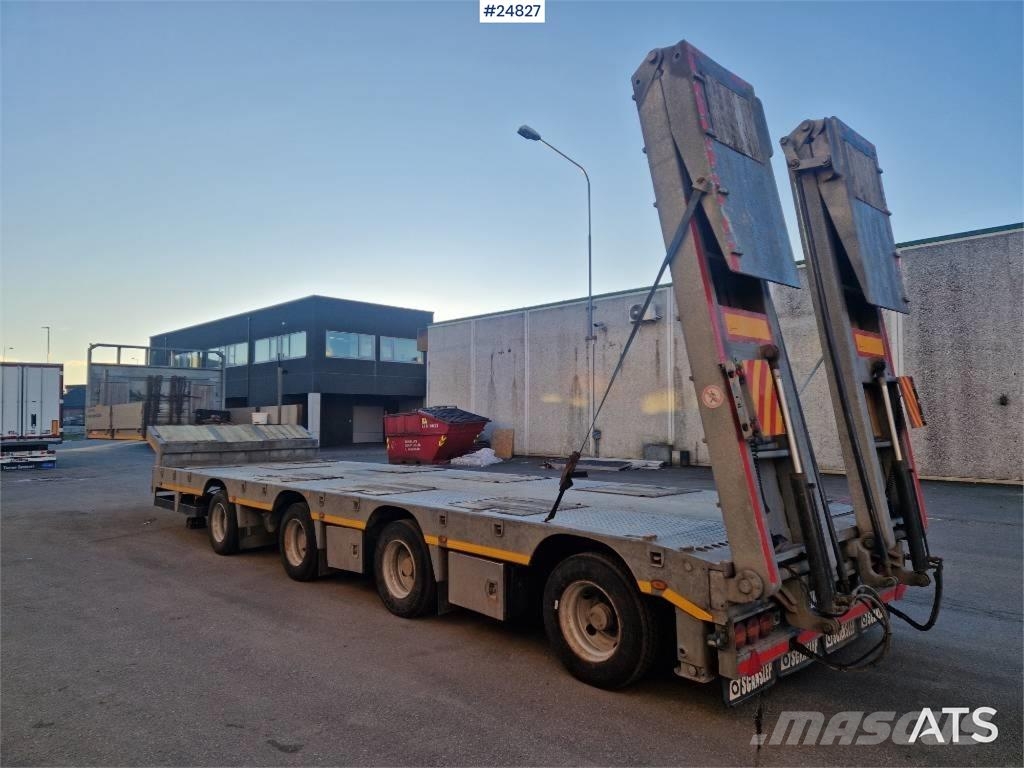  Ozmen Damper 4-Axle Low Loader with Hydraulic Load Caricatore basso