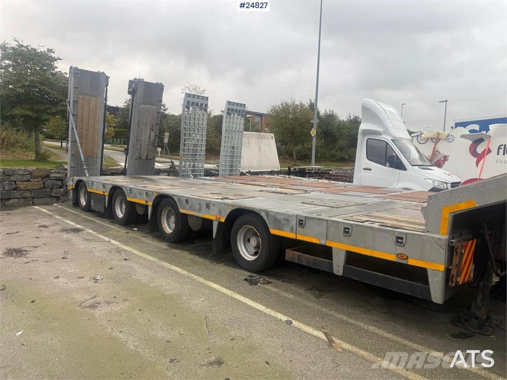  Ozmen Damper 4-Axle Low Loader with Hydraulic Load Caricatore basso