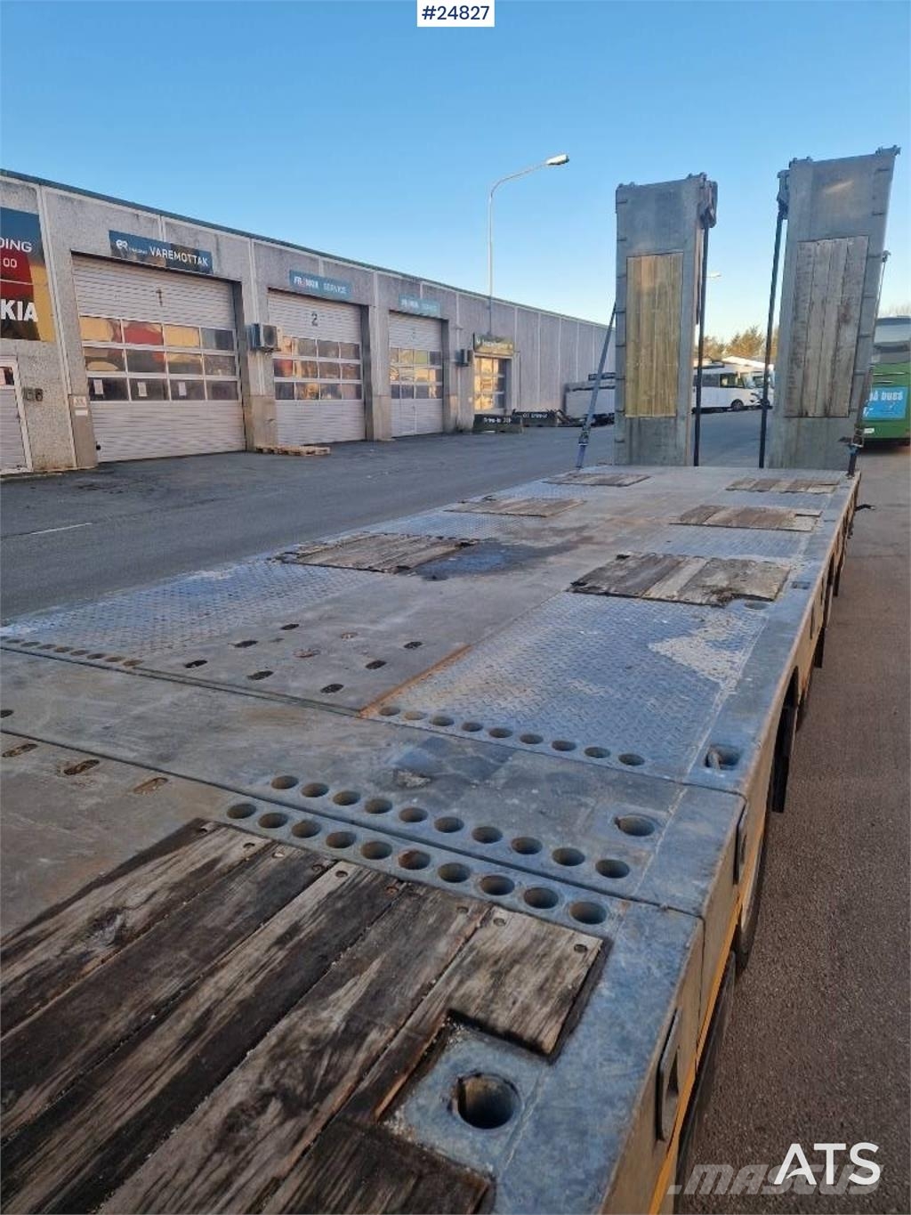  Ozmen Damper 4-Axle Low Loader with Hydraulic Load Caricatore basso