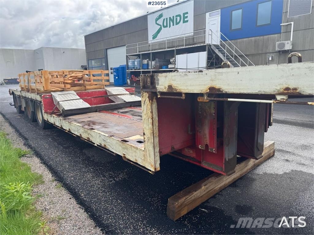 Pacton SDX350 Low Loader Trailer Semirimorchi Ribassati