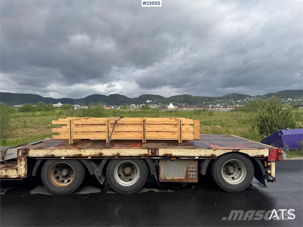 Pacton SDX350 Low Loader Trailer Semirimorchi Ribassati
