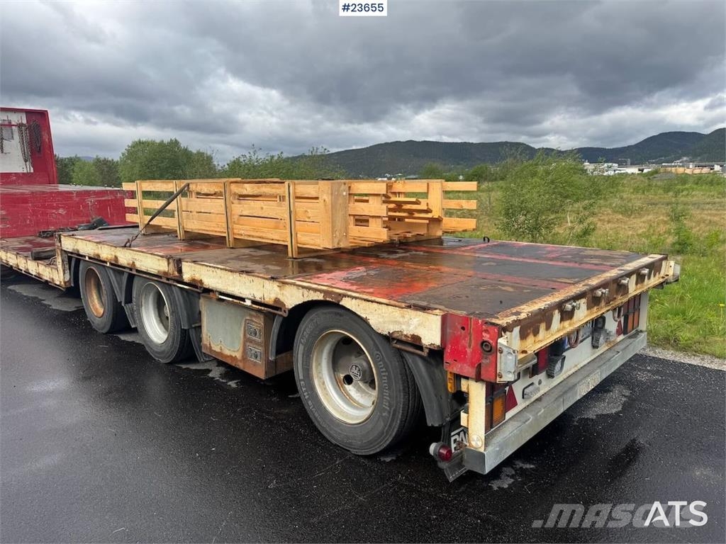 Pacton SDX350 Low Loader Trailer Semirimorchi Ribassati