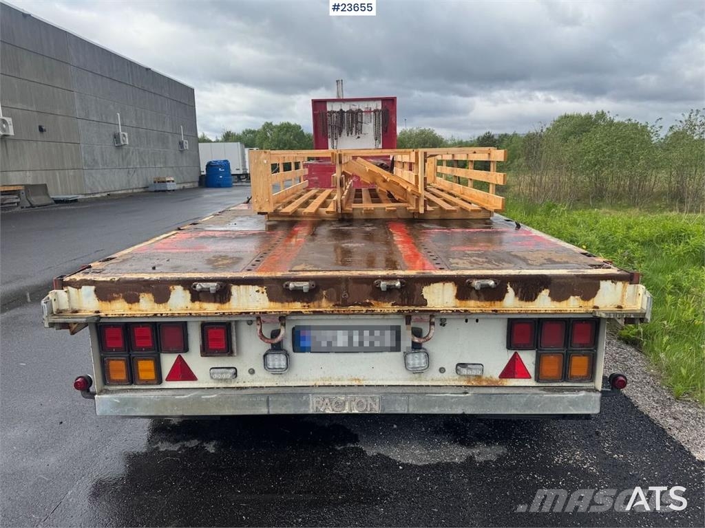 Pacton SDX350 Low Loader Trailer Semirimorchi Ribassati