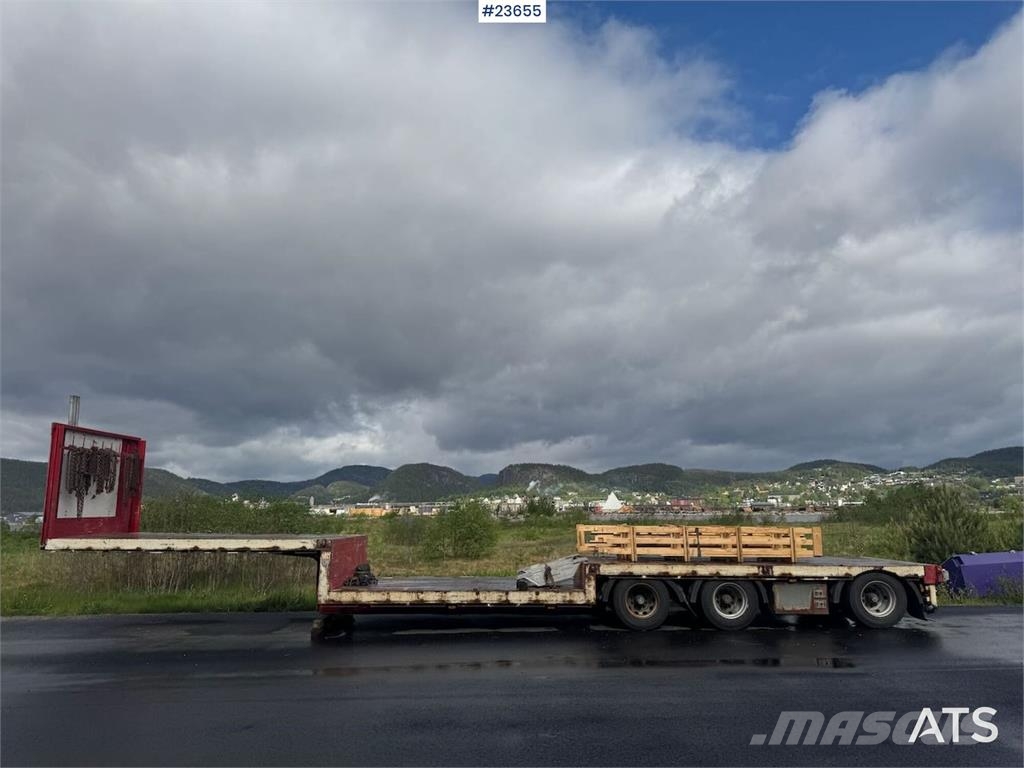 Pacton SDX350 Low Loader Trailer Semirimorchi Ribassati