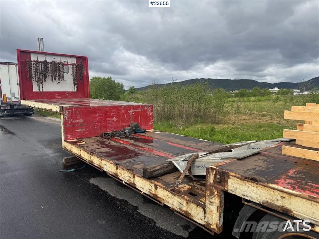 Pacton SDX350 Low Loader Trailer Semirimorchi Ribassati