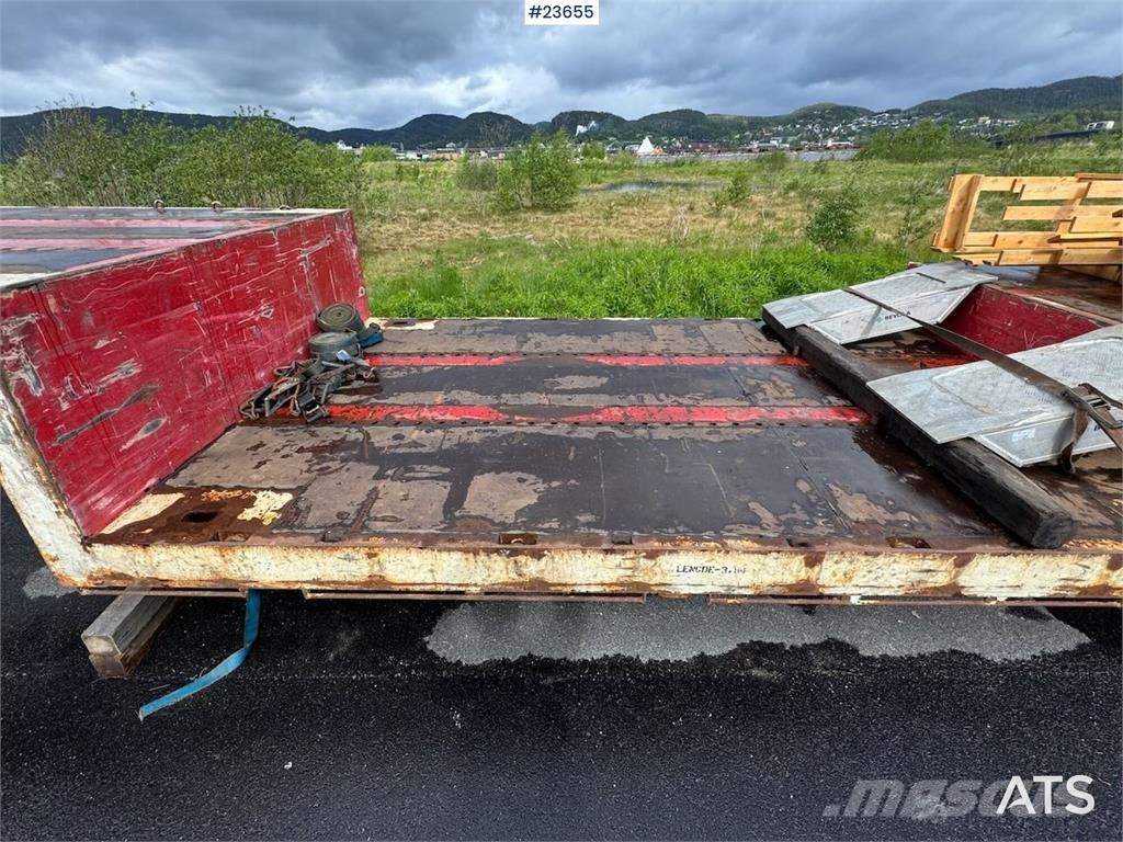 Pacton SDX350 Low Loader Trailer Semirimorchi Ribassati