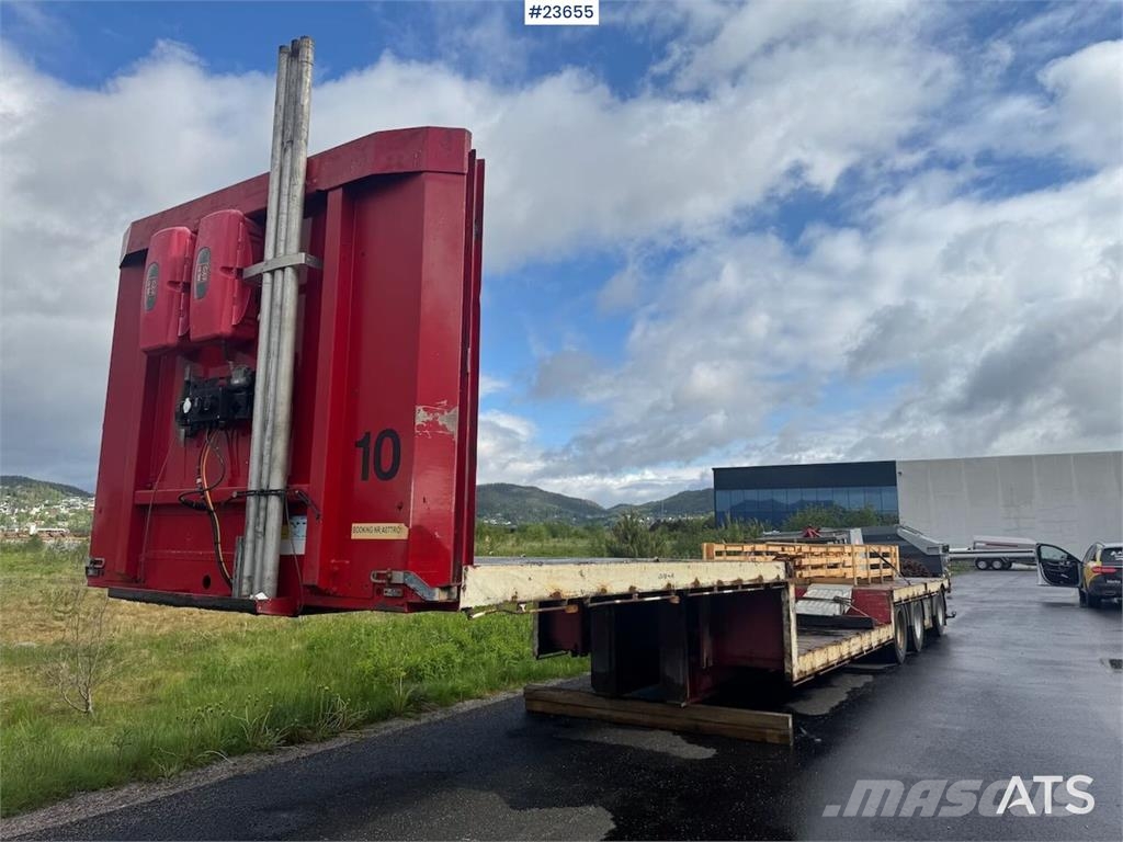 Pacton SDX350 Low Loader Trailer Semirimorchi Ribassati