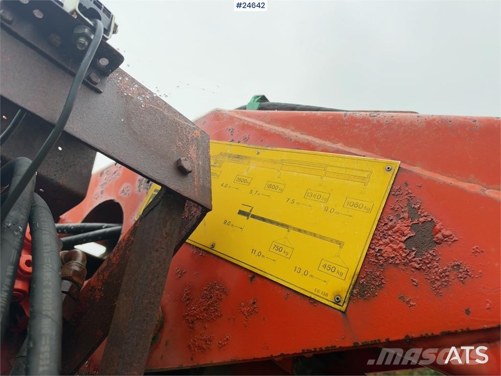 Palfinger PK11000 Crane with Welding Mounts Load handling accessories