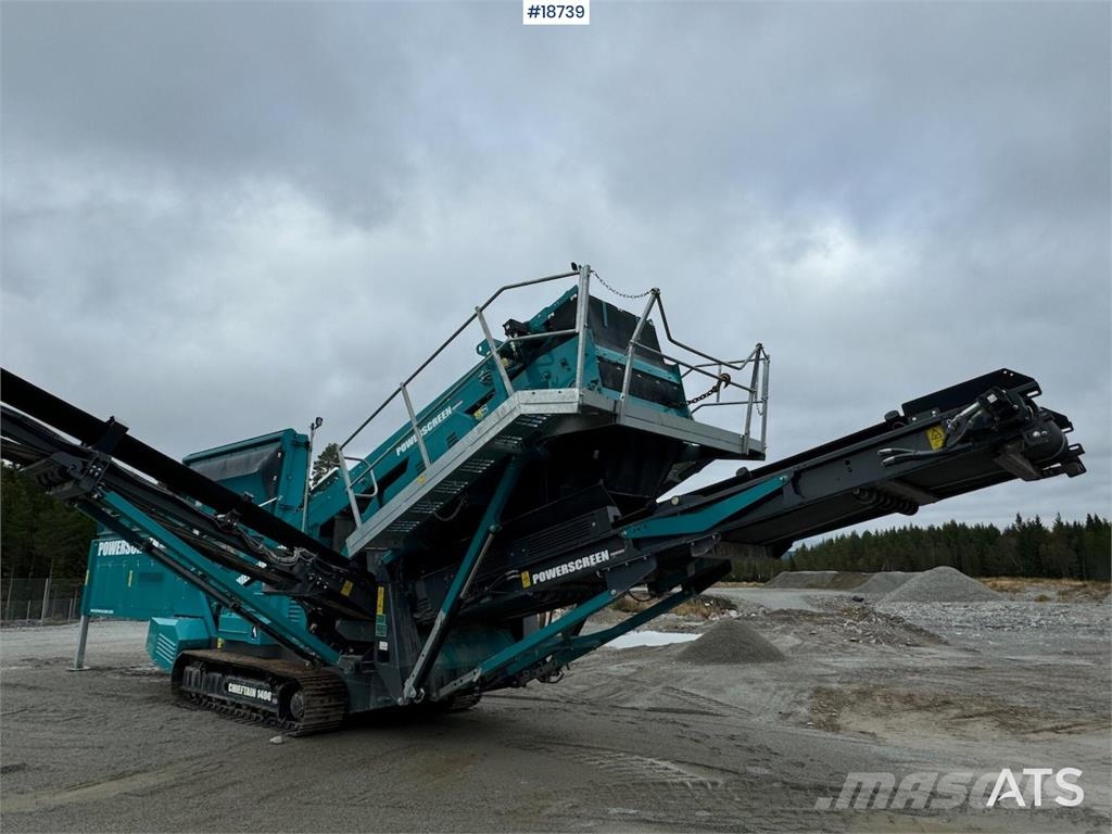 Powerscreen Chieftain 1400 Screening plant غرابيل