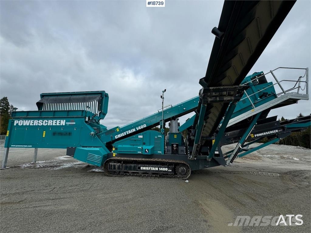 Powerscreen Chieftain 1400 Screening plant غرابيل