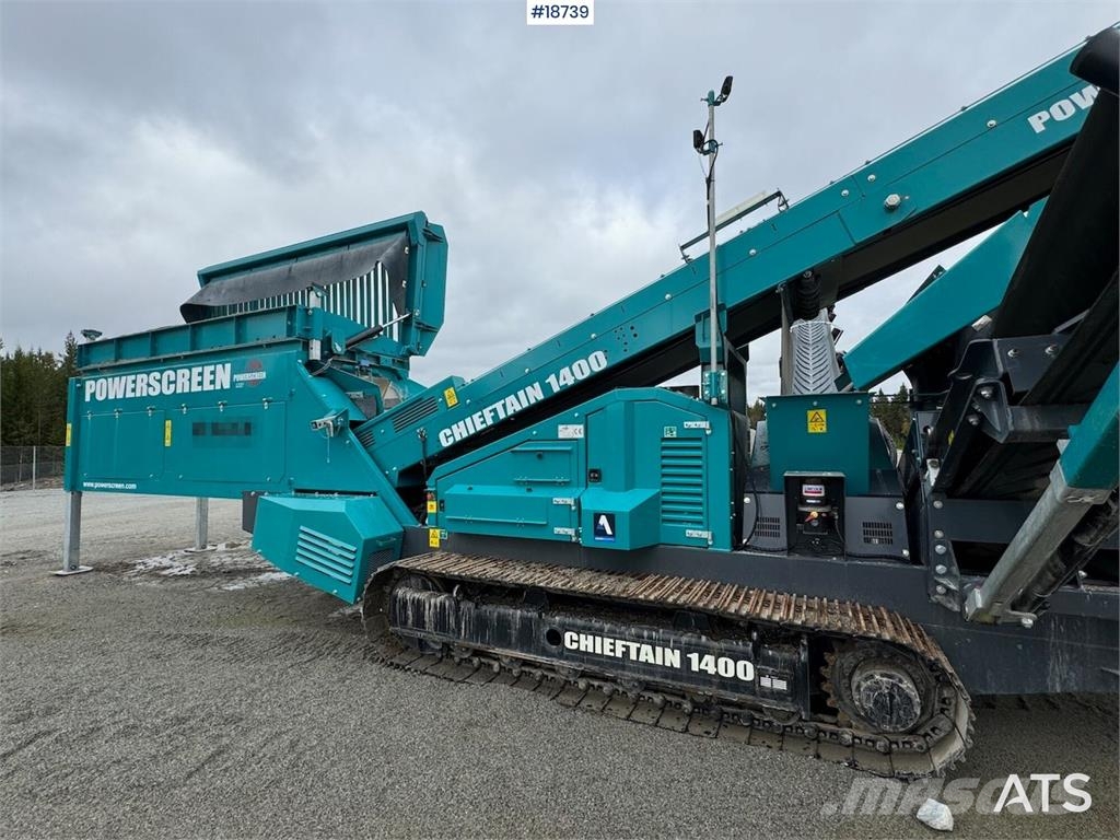 Powerscreen Chieftain 1400 Screening plant غرابيل