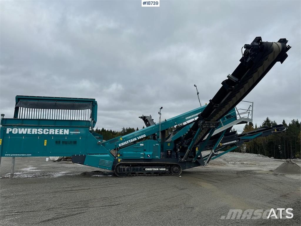 Powerscreen Chieftain 1400 Screening plant غرابيل