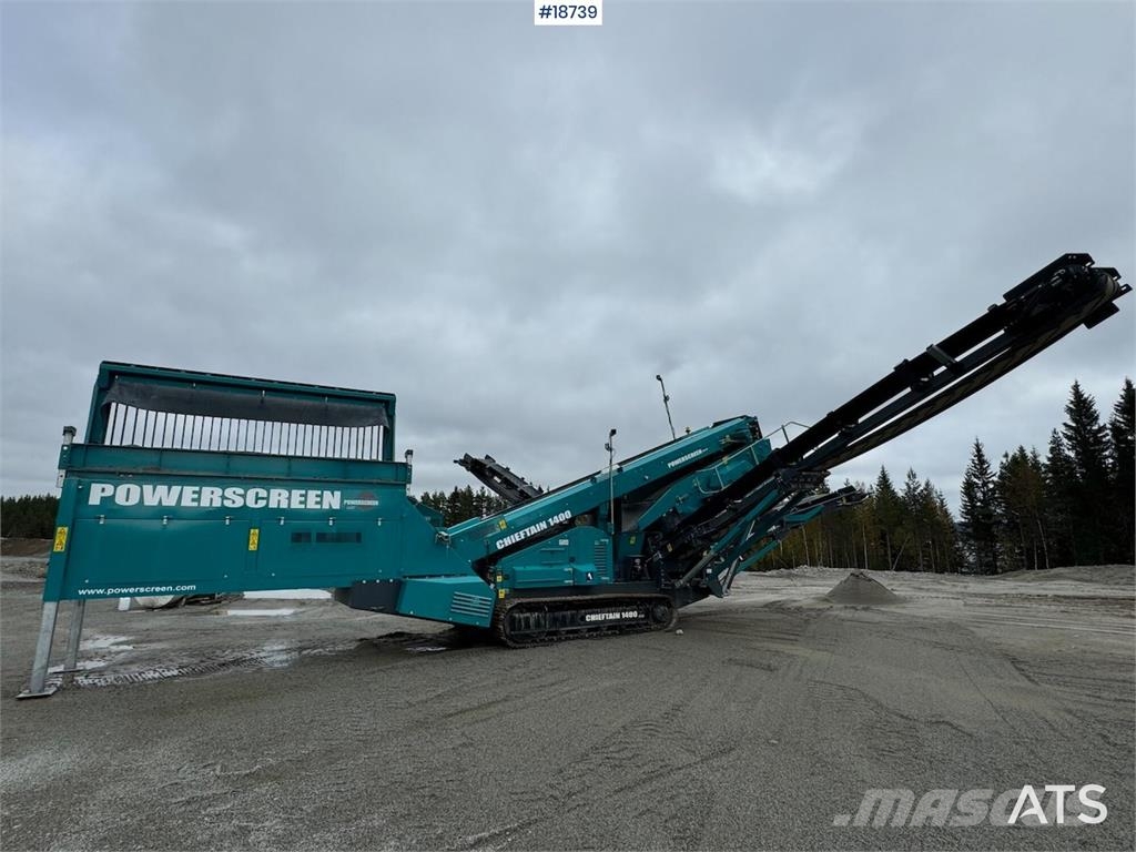 Powerscreen Chieftain 1400 Screening plant غرابيل