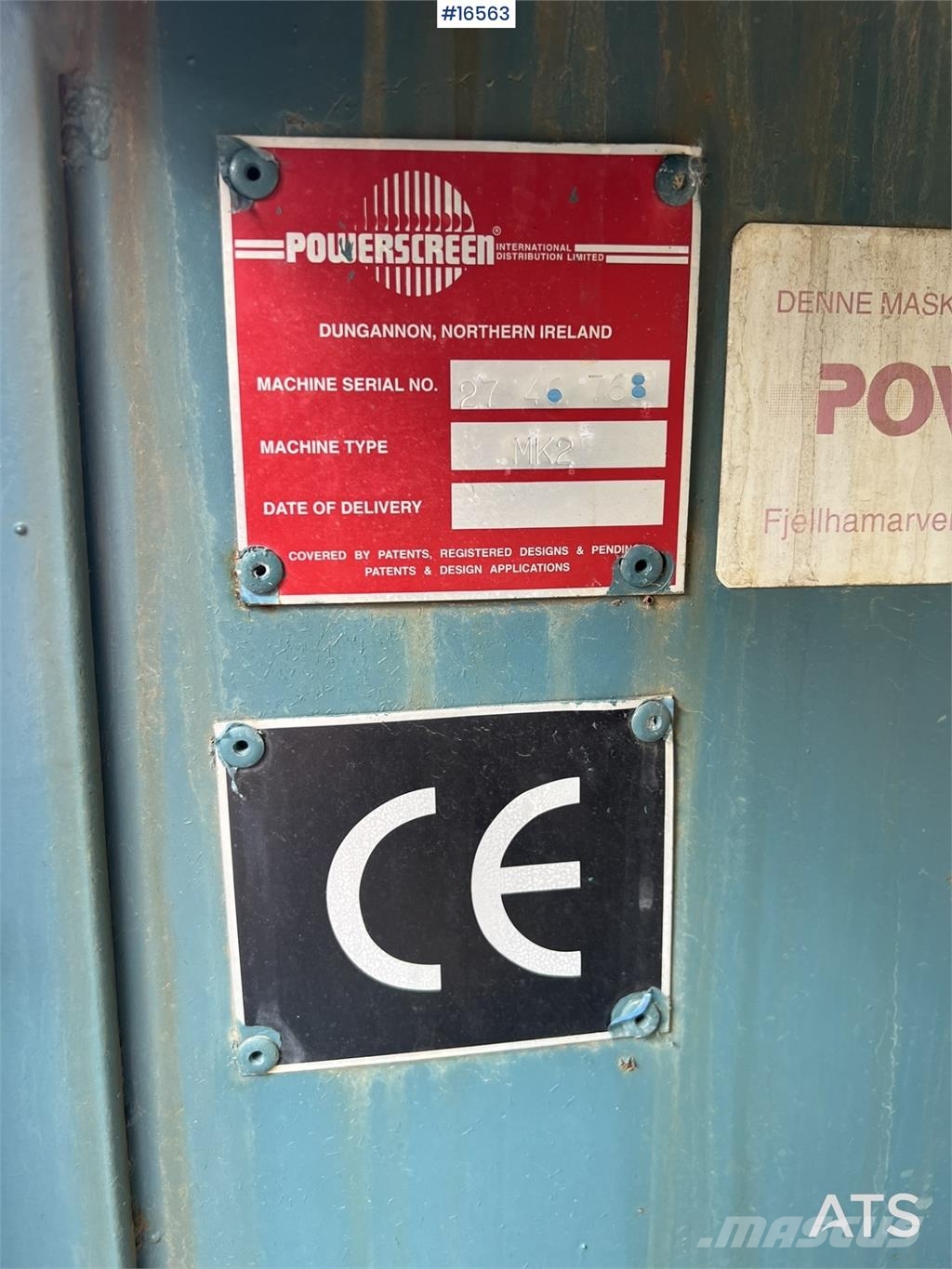Powerscreen MK 2 Quarry sieve Screeners