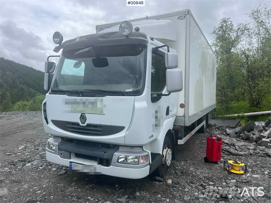 Renault midlum Camiones con caja de remolque
