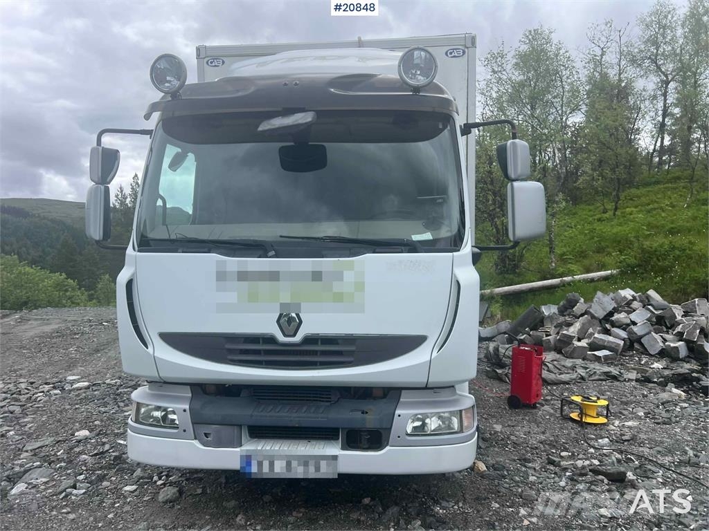 Renault midlum Camiones con caja de remolque