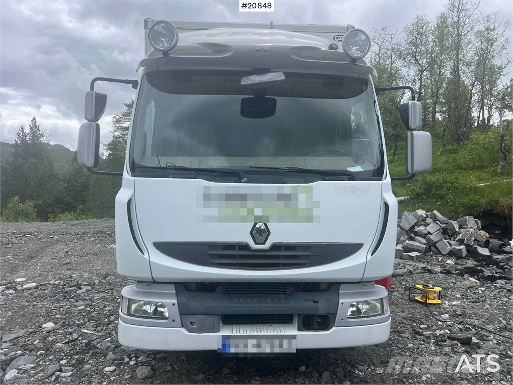 Renault midlum Camiones con caja de remolque