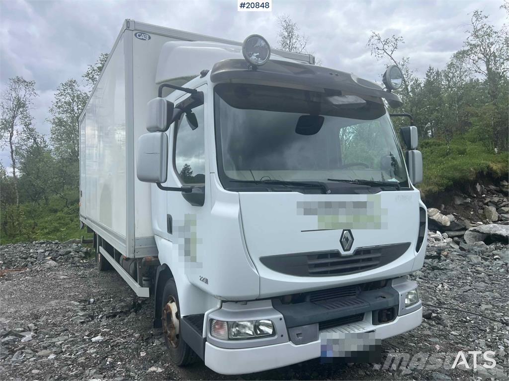 Renault midlum Camiones con caja de remolque