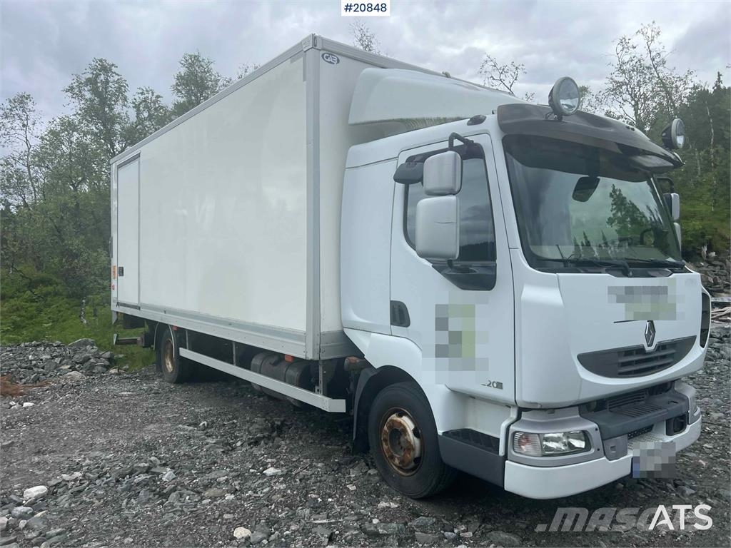 Renault midlum Camiones con caja de remolque
